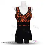 تصویر مایو پادار زنانه و دخترانه طرح صاعقه دارای کاپ سینه