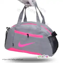تصویر ساک ورزشی طرح نایکی صورتی