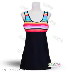 تصویر مایو زنانه و دخترانه کاپدار با دامن یکسره پارچه خارجی