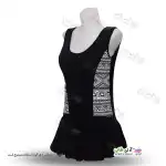 تصویر مایو اسلیپ دامن دار زنانه و دخترانه بغل طرح سنتی