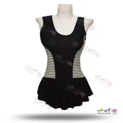 تصویر مایو اسلیپ دامن دار زنانه و دخترانه طرح ملوانی