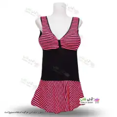 تصویر مایو اسلیپ کاپدار و دامن دار زنانه و دخترانه  ملوانی به همراه کلاه