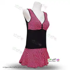 تصویر مایو اسلیپ کاپدار و دامن دار زنانه و دخترانه  ملوانی به همراه کلاه