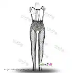 تصویر ست بادی فانتزی و جوراب زنانه