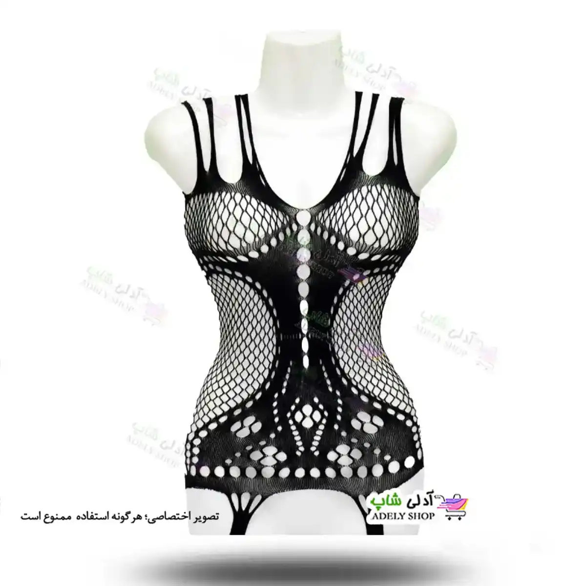 تصویر ست بادی فانتزی و جوراب زنانه 120