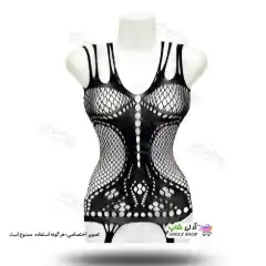 تصویر ست بادی فانتزی و جوراب زنانه 120