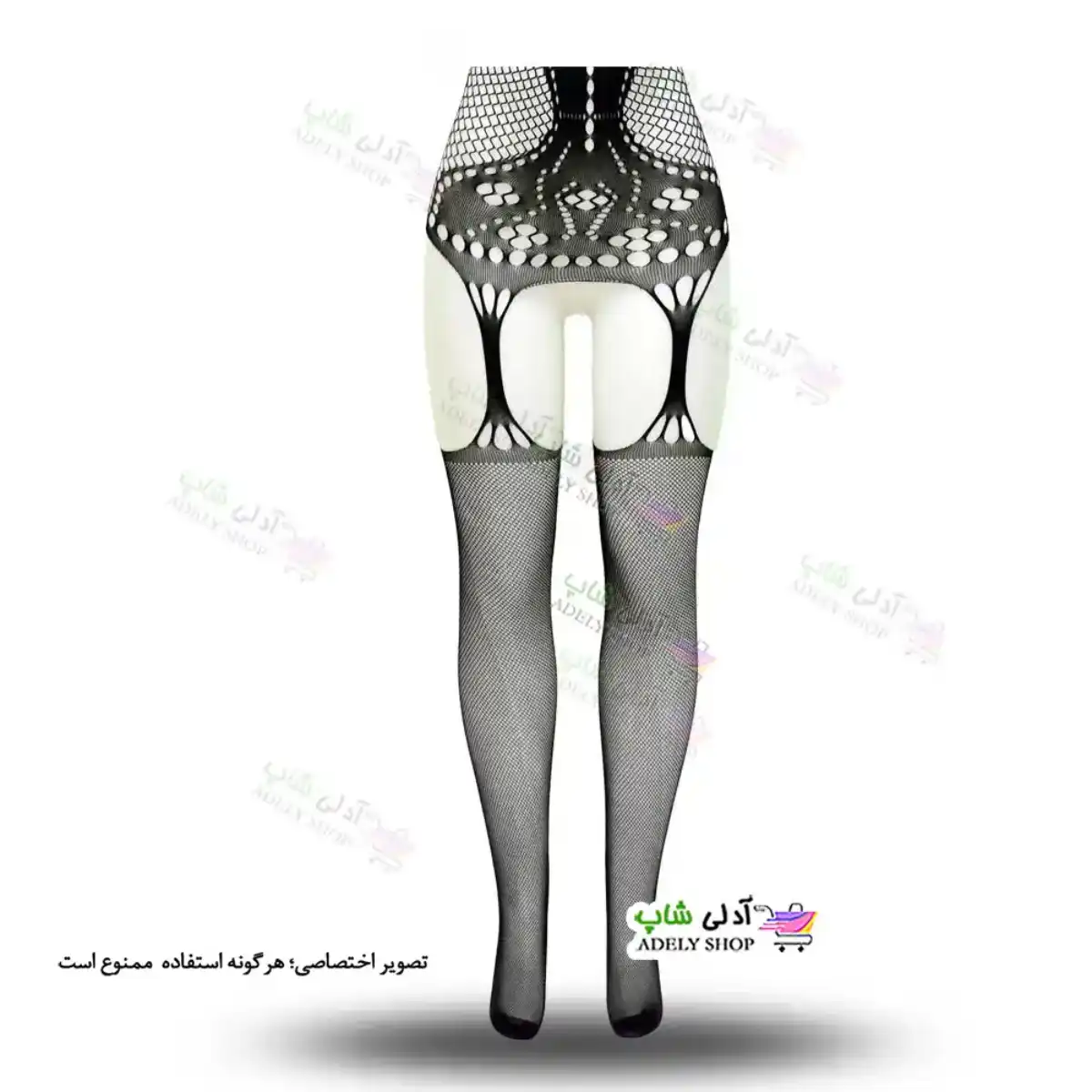 تصویر ست بادی فانتزی و جوراب زنانه 120
