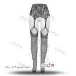 تصویر ست بادی فانتزی و جوراب زنانه 517