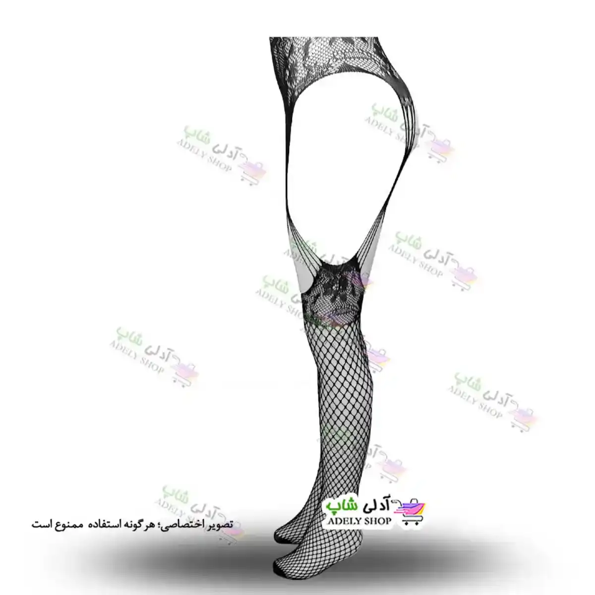 تصویر ست بادی فانتزی و جوراب زنانه 517