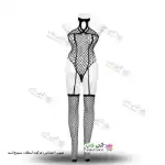 تصویر ست بادی فانتزی و جوراب زنانه Q019