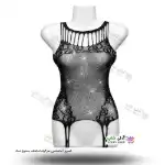 تصویر ست نگین دار بادی فانتزی و جوراب زنانه