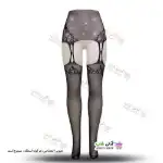 تصویر ست نگین دار بادی فانتزی و جوراب زنانه