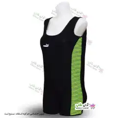 تصویر مایو سایز بزرگ پادار زنانه و دخترانه بغل ملوانی سایز 50 تا 54