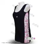 تصویر مایو سایز بزرگ پادار زنانه و دخترانه طرح دار سایز 50 تا 54