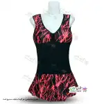 تصویر مایو دامن دار زنانه و دخترانه طرح صاعقه کاپدار 44-48