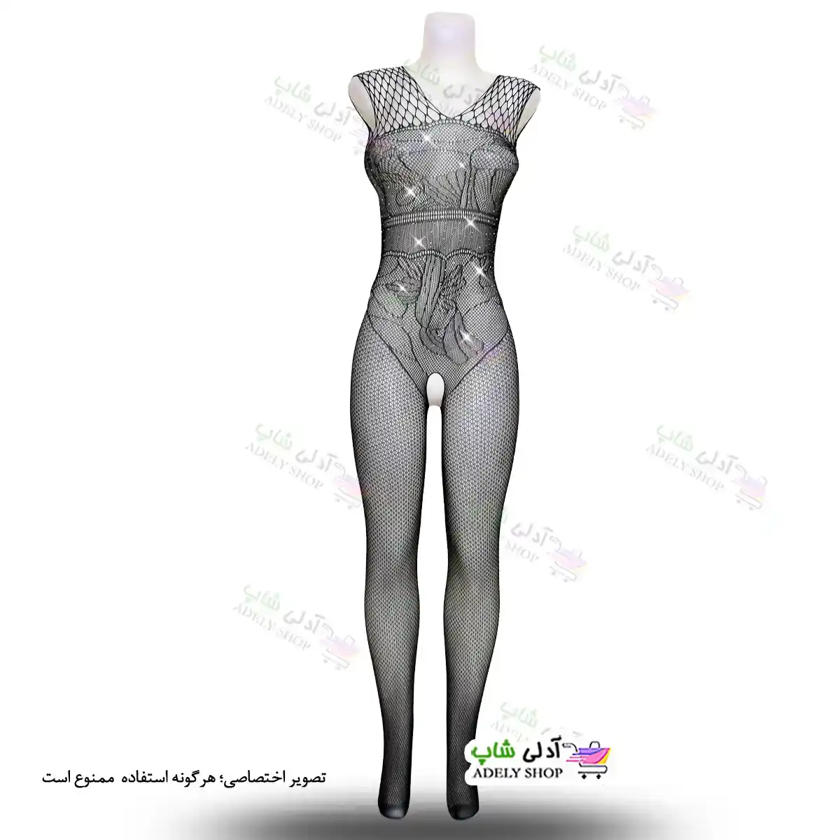 تصویر بادی فانتزی یکسره نگین دار 028