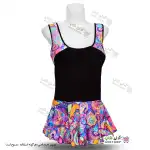 تصویر مایو دامن دار زنانه و دخترانه کاپدار44تا 48