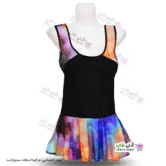 تصویر مایو دامن دار زنانه و دخترانه کاپدار44تا 48