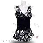 تصویر مایو دامن دار زنانه و دخترانه  به همراه کلاه 44-50