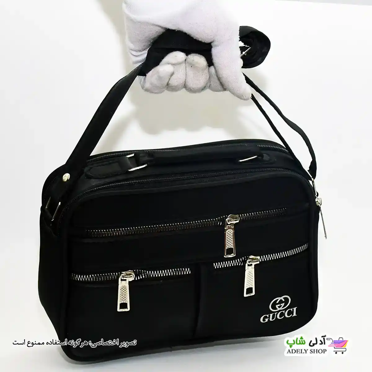 تصویر کیف رو دوشی زنانه و دخترانه طرح گوچی کد 2152