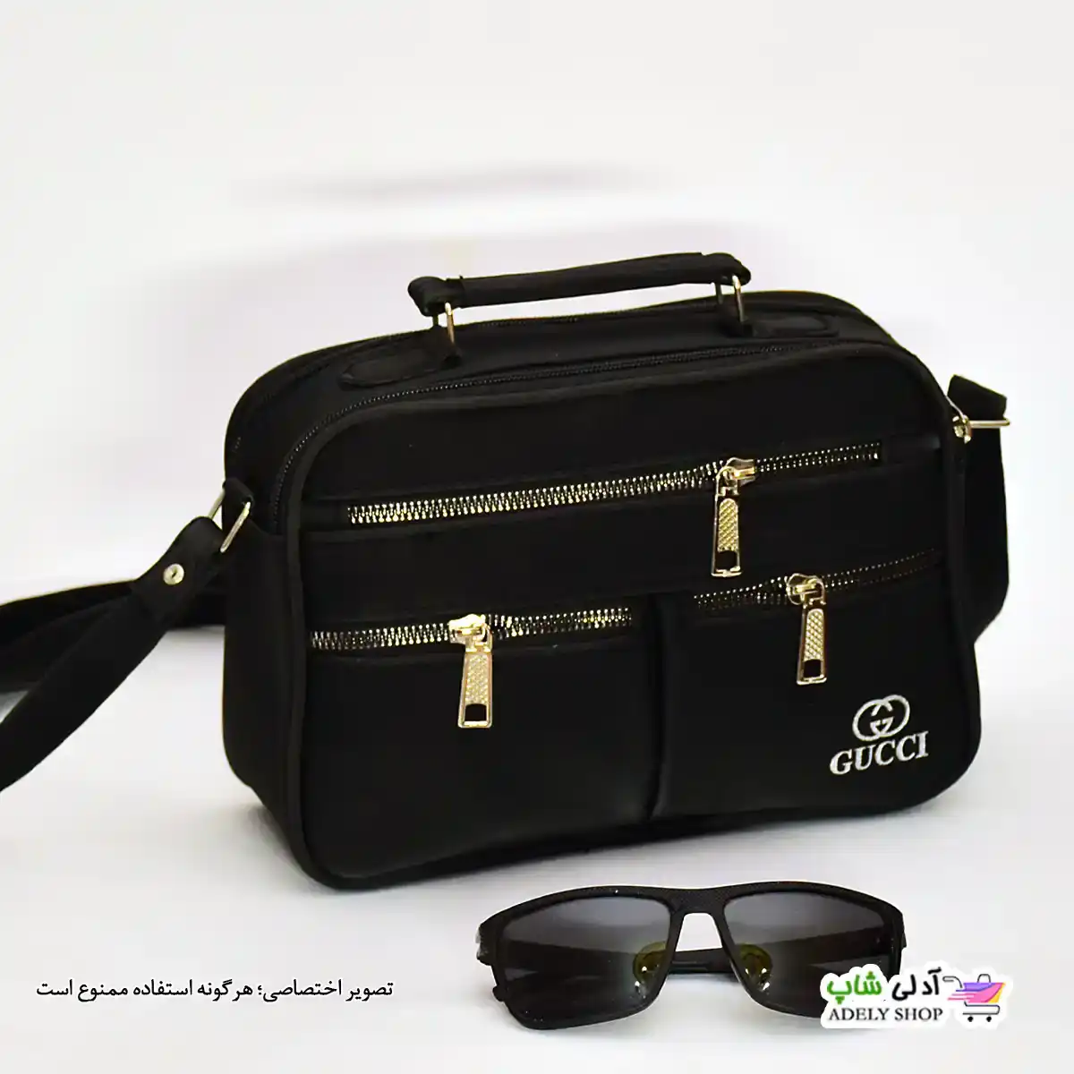 تصویر کیف رو دوشی زنانه و دخترانه طرح گوچی کد 2152