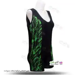 تصویر مایو پادار زنانه و دخترانه طرح صاعقه 46تا50-سبز