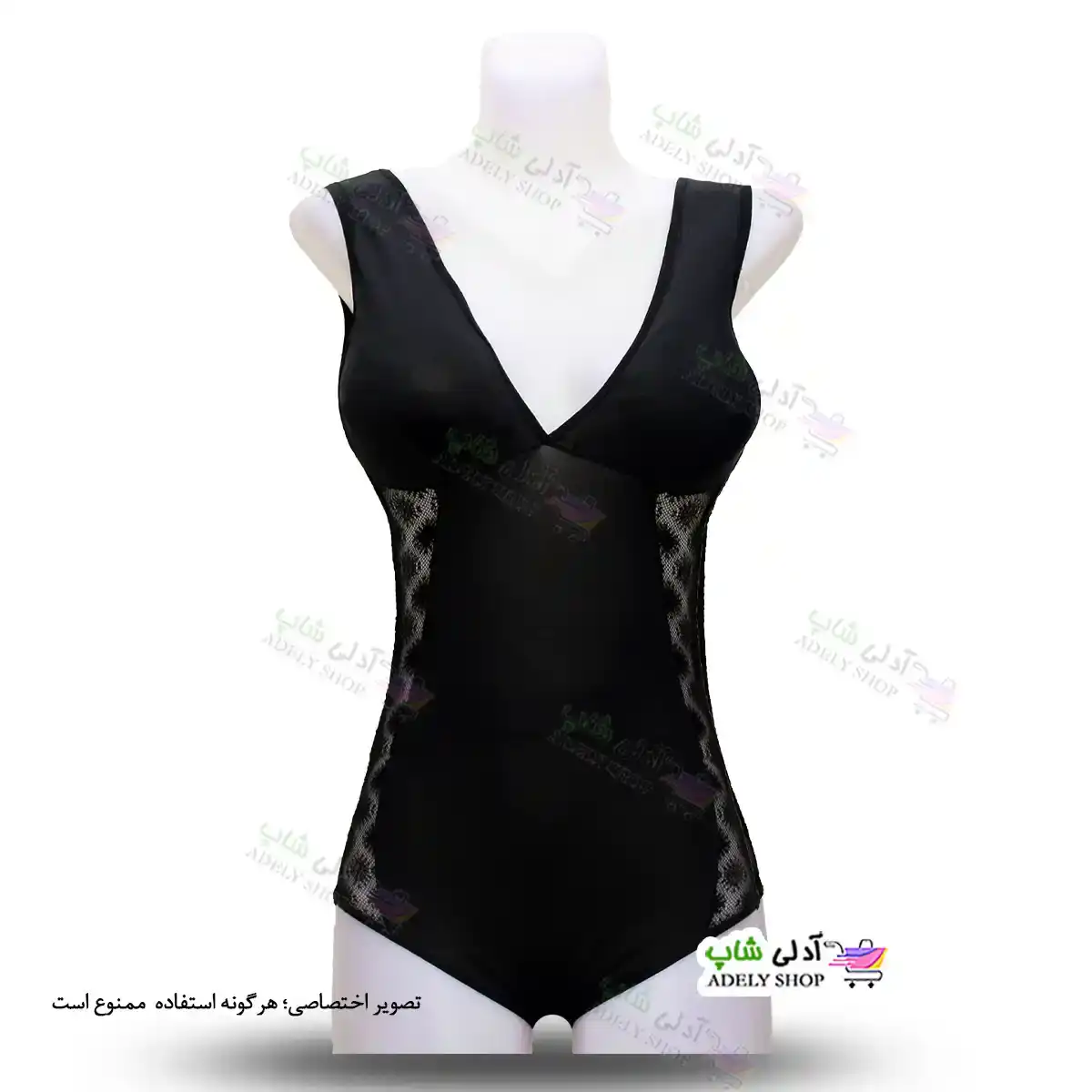 تصویر مایو اسلیپ زنانه و دخترانه فانتزی کاپدار بغل تور