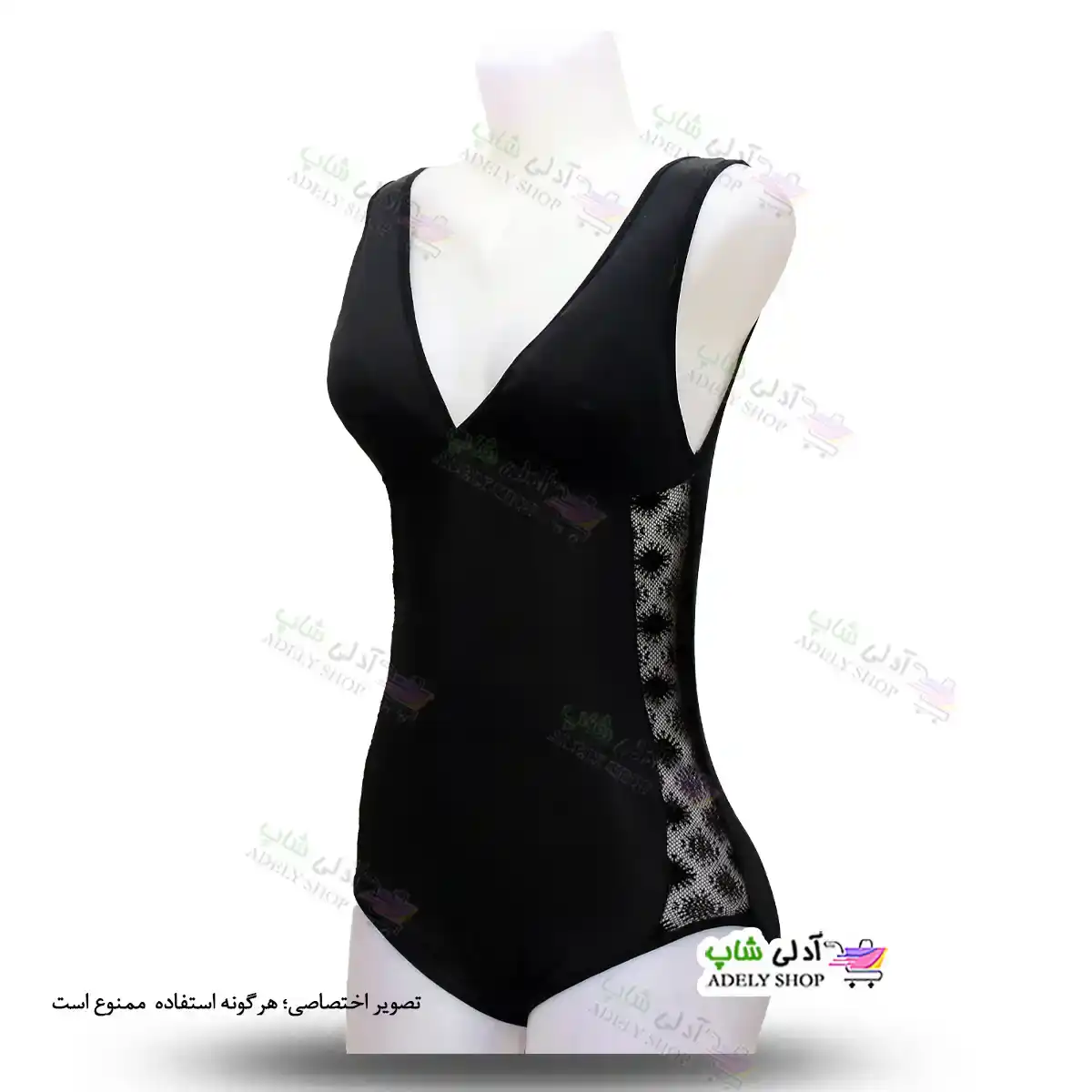 تصویر مایو اسلیپ زنانه و دخترانه فانتزی کاپدار بغل تور