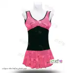 تصویر مایو دامن دار زنانه و دخترانه طرح آدیداس کاپدار به همراه کلاه تا 44