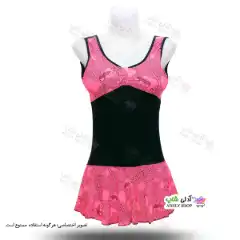 تصویر مایو دامن دار زنانه و دخترانه طرح آدیداس کاپدار به همراه کلاه تا 44