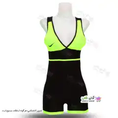 تصویر مایو پادار زنانه و دخترانه به همراه کلاه-زرد فسفری