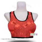 تصویر مایو دو تکه دامن دار زنانه و دخترانه  adidas به همراه کلاه