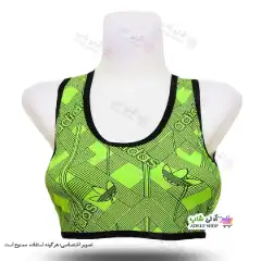 تصویر مایو دو تکه پادار زنانه و دخترانه  adidas به همراه کلاه