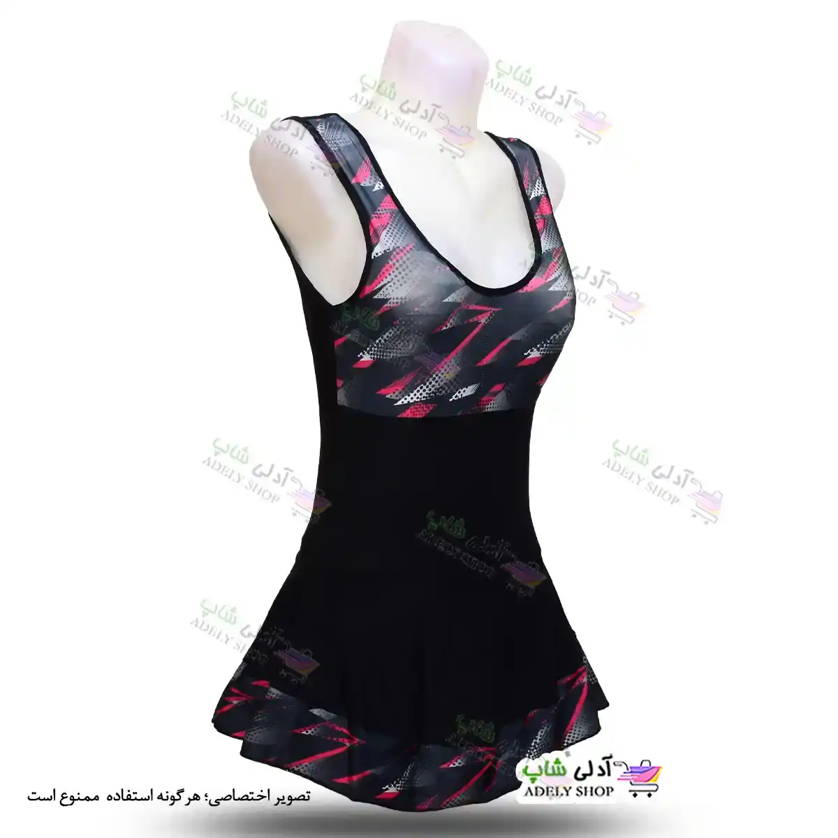 تصویر مایو دامن دار زنانه و دخترانه کاپدار40تا 44