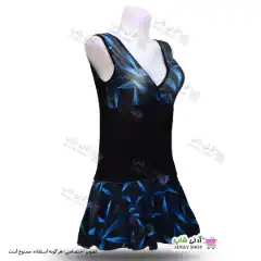 تصویر مایو اسلیپ طرحدار دامن دار زنانه و دخترانه دارای کاپ