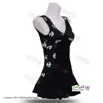 تصویر مایو زنانه و دخترانه کاپدار با دامن یکسره پارچه خارجی