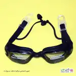 تصویر عینک شنا همراه با گوشگیر