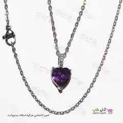تصویر گردنبند طرح قلبی