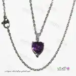 تصویر گردنبند طرح قلبی