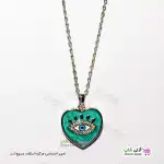 تصویر گردنبند طرح چشم زخم