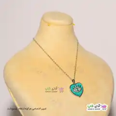 تصویر گردنبند طرح چشم زخم