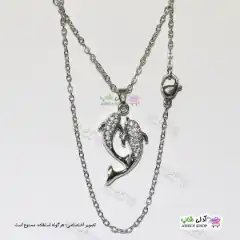 تصویر گردنبند طرح دولفین