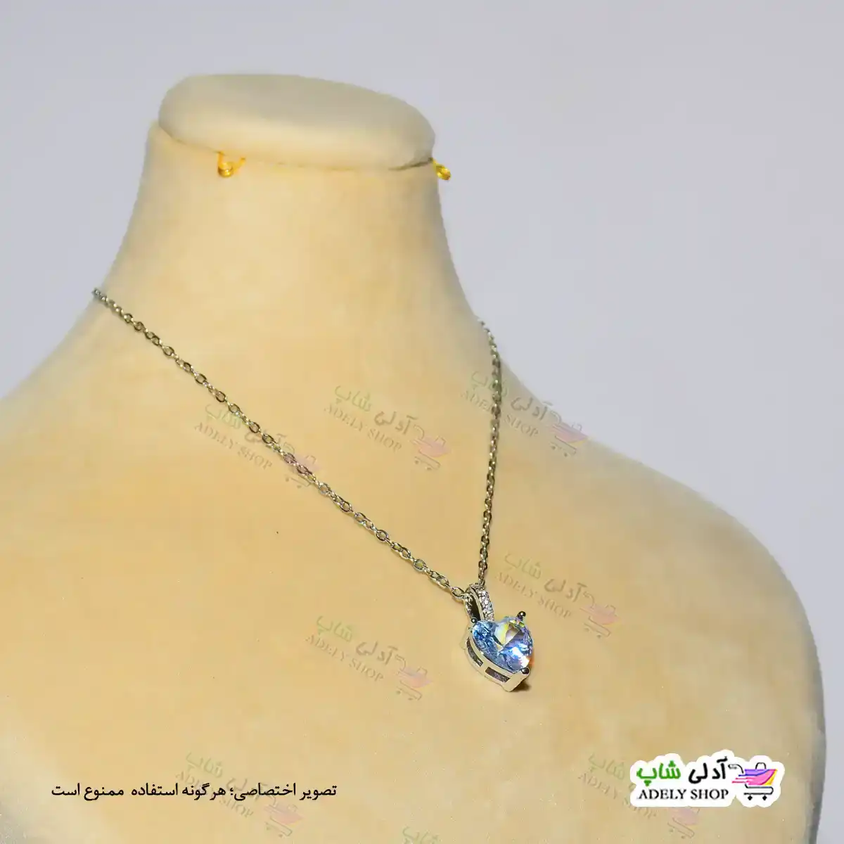 تصویر گردنبند طرح قلبی2