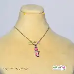 تصویر گردنبند گربه ملوس با نگین چشم گربه
