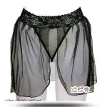 تصویر شورت لامبادا دامن توری سایز 44 تا 48