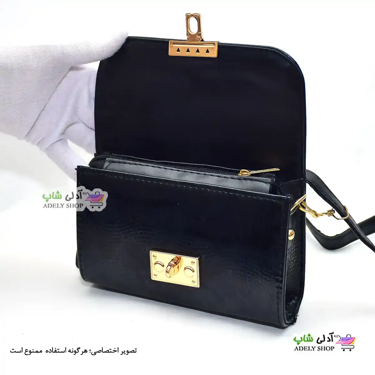 تصویر کیف پاسپورتی زنانه و دخترانه قفل رادیویی