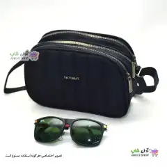 تصویر کیف پاسپورتی زنانه و دخترانه  سه زیپ