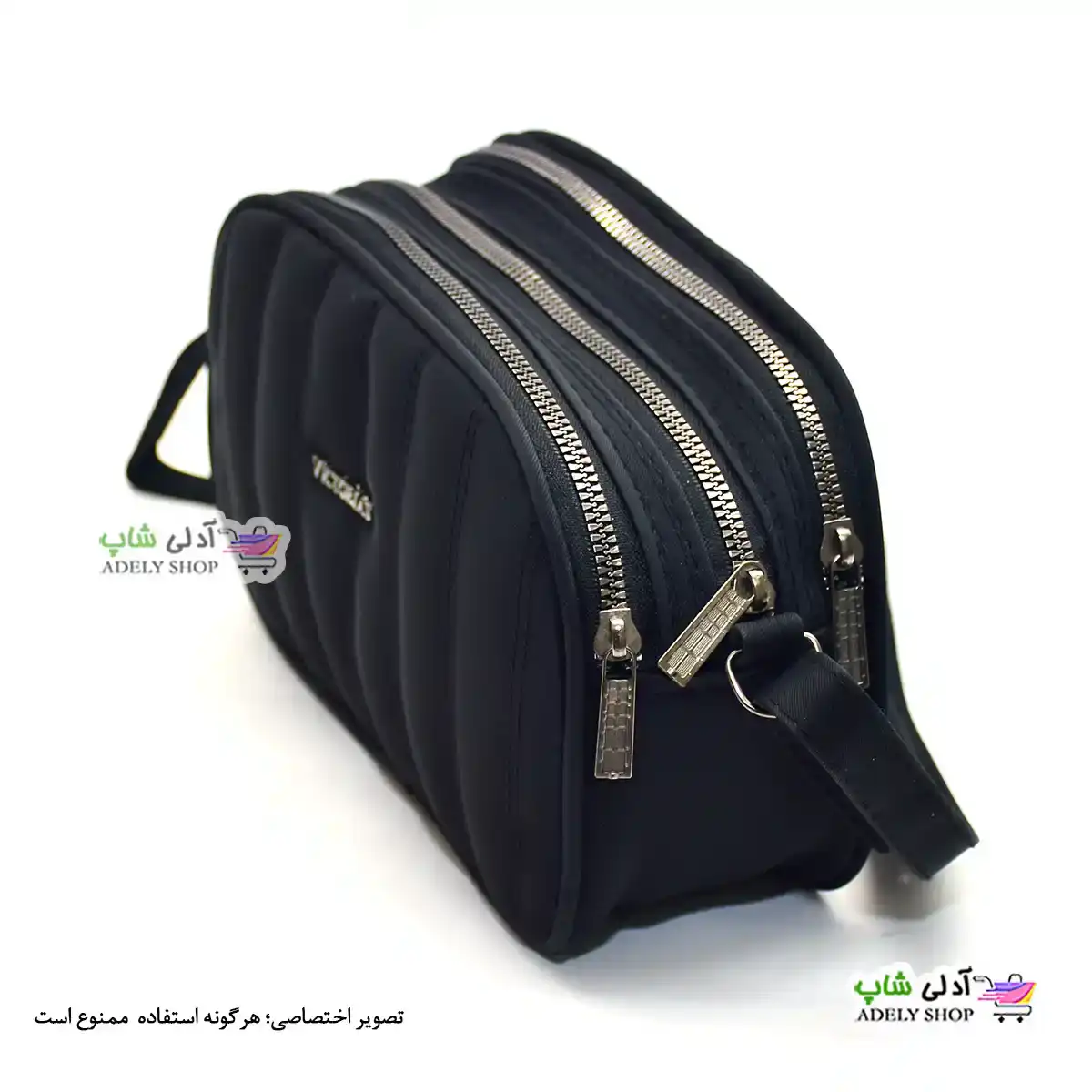 تصویر کیف پاسپورتی زنانه و دخترانه  سه زیپ