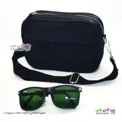 تصویر کیف پاسپورتی دوشی زنانه و دخترانه نانسی زیپ فلزی