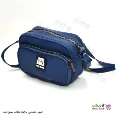 تصویر کیف پاسپورتی دوشی زنانه و دخترانه برشکا جلو زیپ